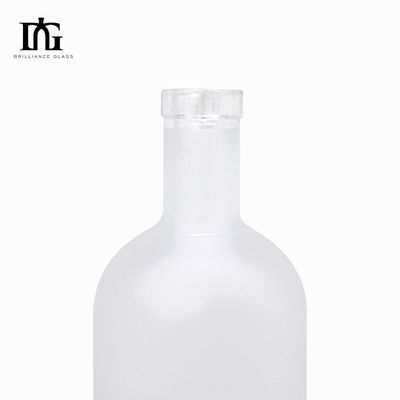 술용 유리 병 1L 보드카 위스키 럼 테킬라 클래식 사각형 디자인