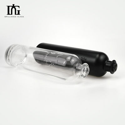 OEM/ODM 허용 750ml 보드카 음주 유리 병 금속 뚜?? 과 코크 나사 뚜??