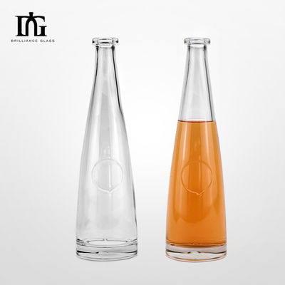 하이 엔드 사각형 모양 750ml 진 위스키 유리 병 스크린 프린팅 핫 스탬핑
