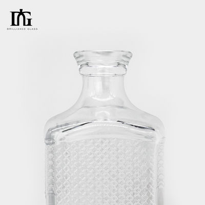 주문식 하단 유리 병 700ml 용량 술 위스키 보드카 진 테킬라