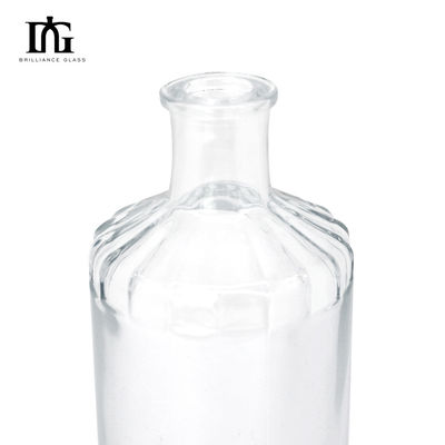 무료 제공 500ml 맑은 유리 음료 병 코크 막대와 두꺼운 바닥