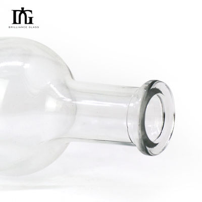 음료용 빈 술 병 1750ml 사용자 지정 목걸이 재료 유리 병