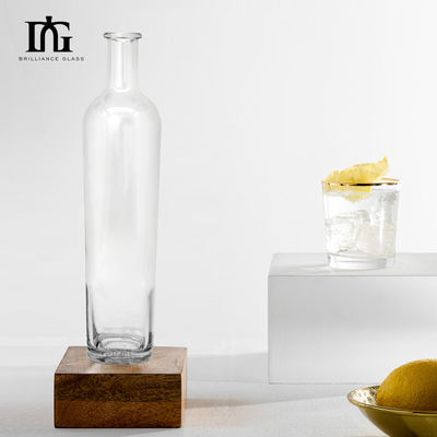 음료용 빈 술 병 1750ml 사용자 지정 목걸이 재료 유리 병