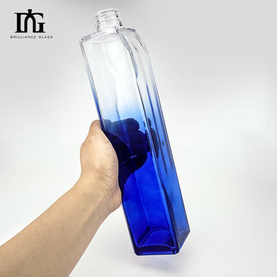 몸소 재료 술용 유리 병 700Ml 빈 정사각형 물 위스키 보드카