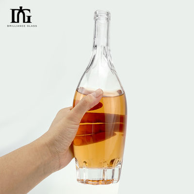 700ml 둥근 유리병 음주용 보드카 진 사용자 지정 고유 디자인 OEM/ODM 허용