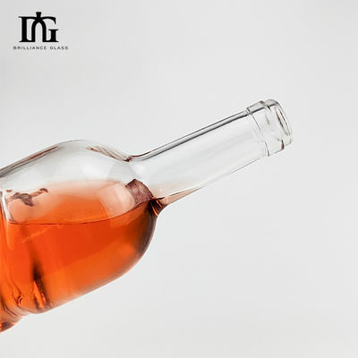 375ml 플린트 글래스 리코어 와인 진 위스키 보드카 테킬라 병 코크와 나사 뚜??