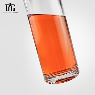 사용자 지정 로고 유리 병 500ml 750ml 위스키 진 럼 브랜디 테킬라 미네랄 물