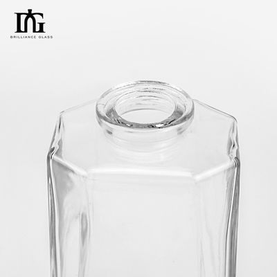 주문제작 독특한 디자인 500ml 병 조각 삼각형 테킬라 유리 병 뚜??