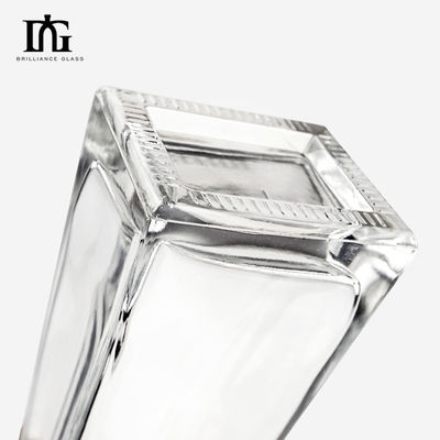 주문제작 독특한 디자인 500ml 병 조각 삼각형 테킬라 유리 병 뚜??