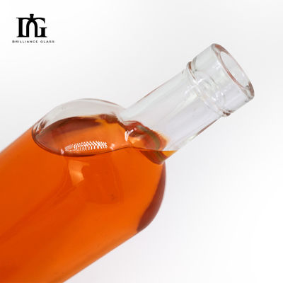 유리 병 700ml 500ml 로드카 와인 사용자 지정 스크린 인쇄 및 핫 스탬핑