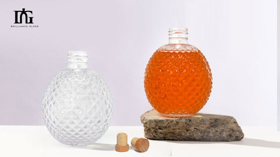 음주 와드카 200ml 500ml 700ml 750ml 유리 병 오슬로 및 내구성