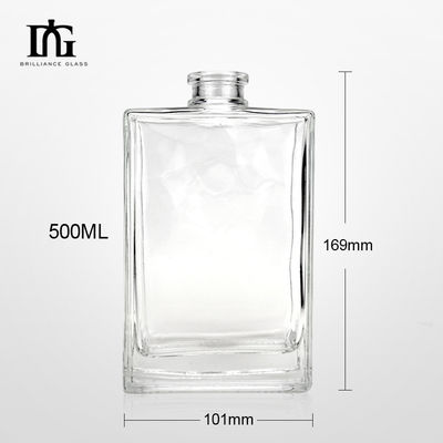 제공 된 자유 유리 기반 물질 보드카 진을위한 사용자 지정 술 100ml 200ml 500ml 700ml