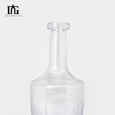 OEM/ODM 허용 750ml 위스키 진 보드카를 위한 슈퍼 플린트 유리 빈 술병