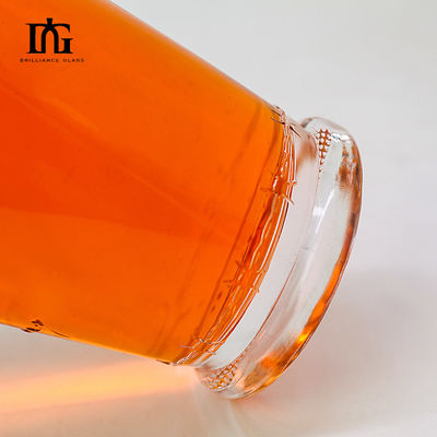 OEM/ODM 허용 750ml 위스키 진 보드카를 위한 슈퍼 플린트 유리 빈 술병
