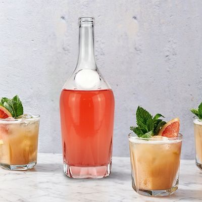 음주 및 음료용 맞춤형 두개골 머리 유리 병 100mL 180mL 400mL 700mL