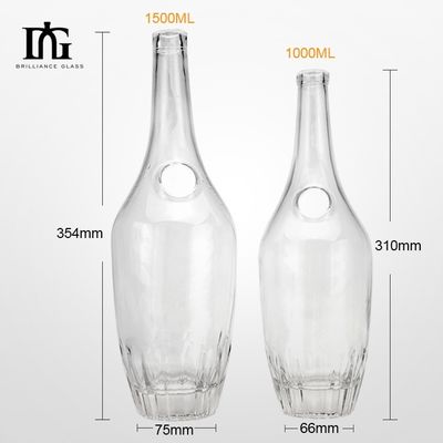 음주 및 음료용 맞춤형 두개골 머리 유리 병 100mL 180mL 400mL 700mL