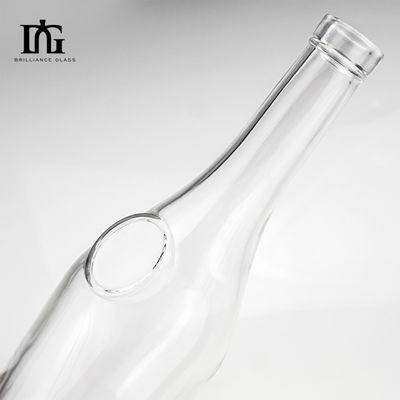스크린 프린팅 및 전압 500ml 알코올 음료용 유리 술 병