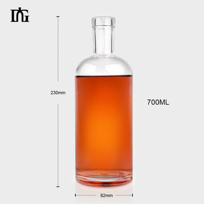 375ml 500ml 750ml 1000ml 유리 보드카 스피릿 진 병