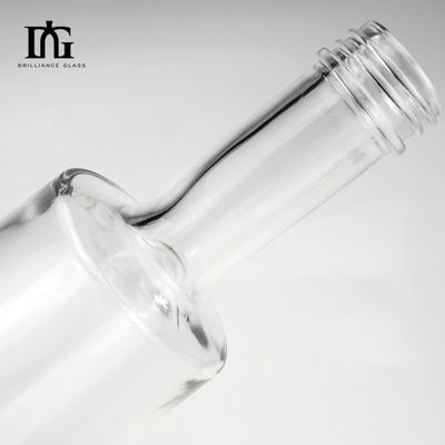 기본 재료 유리 주문형 원형 유리 병 500ml 750ml 와인 음료 물