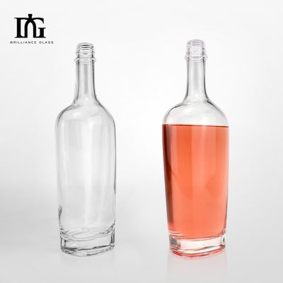 250ml/500ml/700ml/750ml 맞춤형 유리 보드카 위스키 진 병