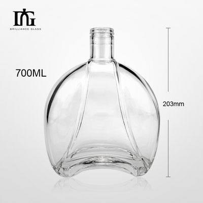 술용 빈 유리 병 700Ml 밀폐형 코크 샘플 무료 제공