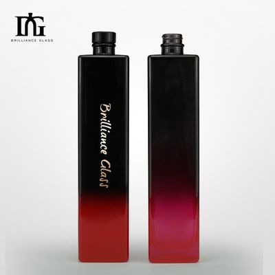 음주 및 음료 OEM/ODM 허용 위스키 브랜디 럼을위한 칠 된 700ml 유리 병