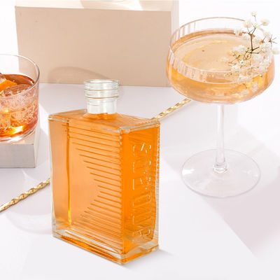 500ml 모던 데칼 크래프트 진 병 술 및 음료용 유리 OEM/ODM 허용