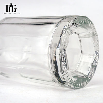 유리 위스키 병 500Ml 전자기 장착 녹화 유리 기본 재료 핫 스탬핑