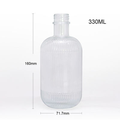 용량 250ml/350ml/500ml/550ml/650ml/700ml/750ml 음료용 유리 진 병