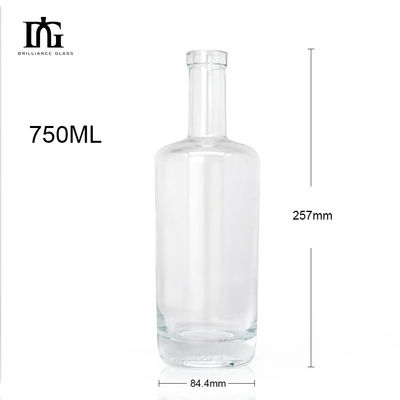 위스키 진 보드카 유리 병 50cl 70cl 75cl 샘플 무료로 제공