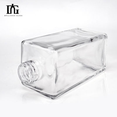 주문형 원형 700ml 투명 빈 유리 술병 위스키 보드카 테킬라