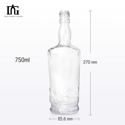 용량 500ml 슈퍼 플린트 유리 술 스피릿 병 와트 코크 와트카 위스키