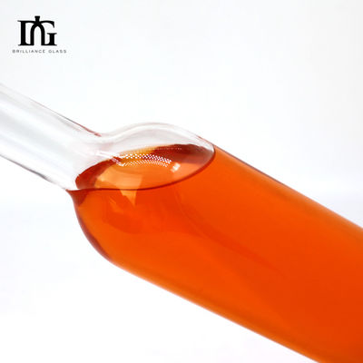 뜨거운 빈 750ml 리코어 진 위스키 500ml 보드카 브랜디 스피릿 음료 유리 병
