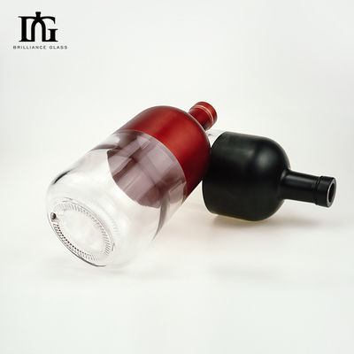 주문 샴페인 및 레드 와인 제조업체에 대한 새겨진 750ml 유리 와인 병