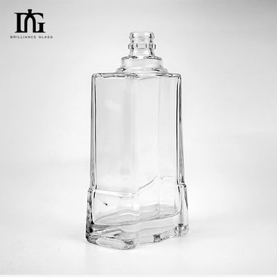 250ml/500ml/700ml/750ml 쿼어 위스키 술 병 코크 가속 유리 두께 바닥