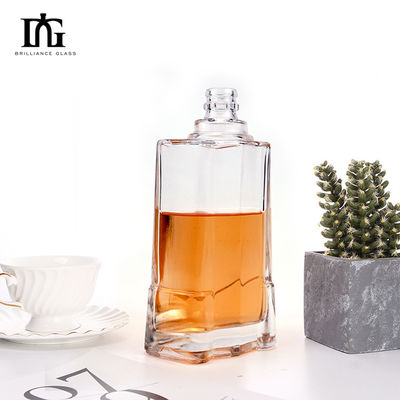 250ml/500ml/700ml/750ml 쿼어 위스키 술 병 코크 가속 유리 두께 바닥