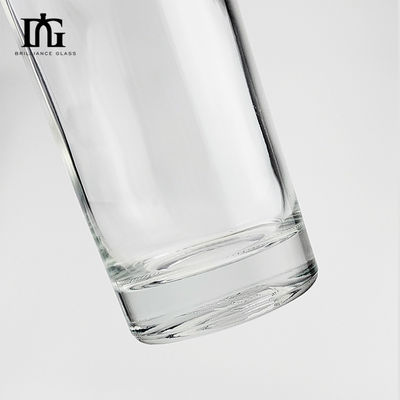 유리 목걸이 주문형 500ml 빈 와인 병 OEM / ODM 고객을 위해 제조