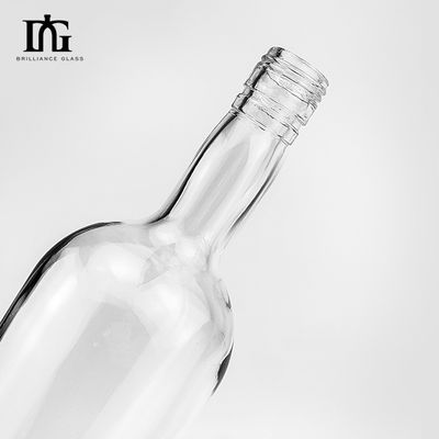 유리 목걸이 주문형 500ml 빈 와인 병 OEM / ODM 고객을 위해 제조