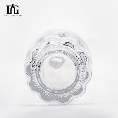 700ml 둥근 모양의 정제품 보드카 진 테킬라 위스키 유리 병 코크와 두꺼운 바닥