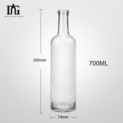 OEM/ODM 허용 700ml 유리 술 술 병 500ml 750ml 위스키 병