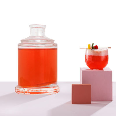보드카 위스키 럼 진 브랜디 375ml 500ml 700ml 750ml 크기의 유리 술 병