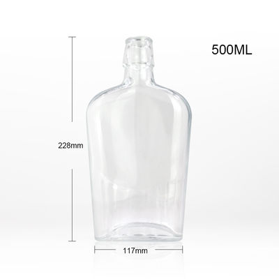 750ml/1000ml 포도주 유리 병 위스키 럼 진 테킬라 브랜디 새겨진 코크 막대