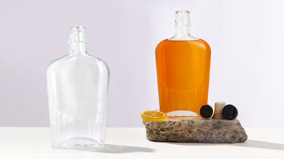 750ml/1000ml 포도주 유리 병 위스키 럼 진 테킬라 브랜디 새겨진 코크 막대