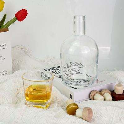 330ml/500ml/700ml 술용 와인 병 유리 병 페인팅 그레이브링 핫 스탬핑