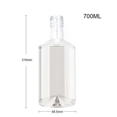 술용 투명한 유리 병 밀폐형 CORK OEM/ODM 용납 700ml