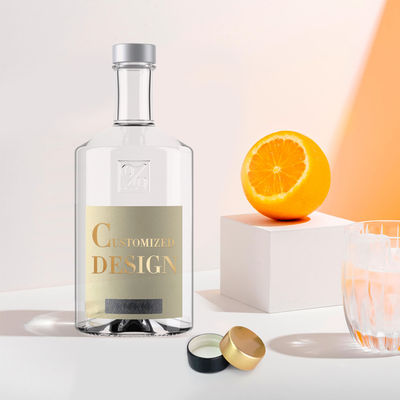 술용 투명한 유리 병 밀폐형 CORK OEM/ODM 용납 700ml