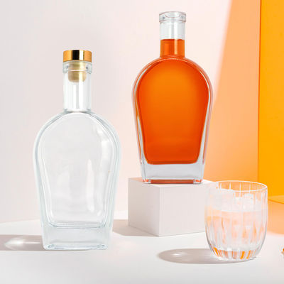 위스키 리코어 진 럼 보드카 유리 병과 유리 코크 450ml 700ml 750ml 목걸이 재료