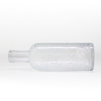 산성 에치 표면 처리 음료용 유리 병 용량 750ml 투명