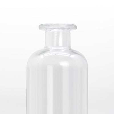 클래식 모양 플린트 브랜디 스피릿 빈 흰색 술 유리 병 500ml 700ml 슈퍼
