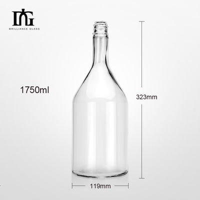 위스키 주니퍼 보드카 커스텀 레이블 대형 용량 750ml 1000ml 1750ml 유리 병